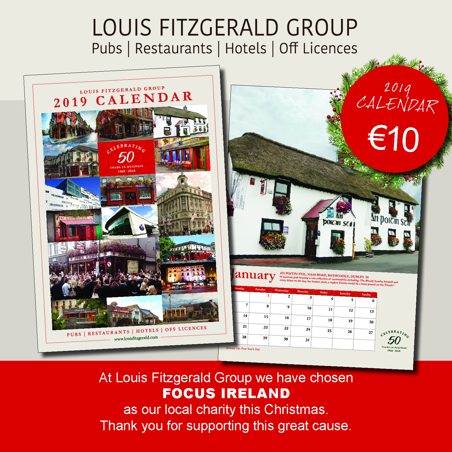 2019 Louis Fitzgerald Group Calendars